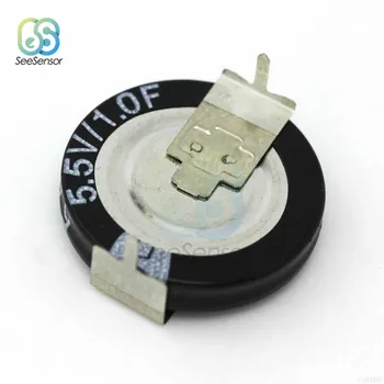

5.5V 1F Super Farad Capacitor Type H/V/C Capacitor Button Type 5.5V1F Ultra Capacitor Low ESR Capacitors