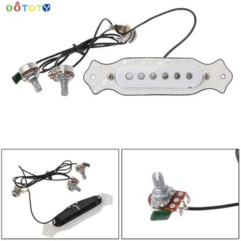 

Acoustic Guitar Soundhole Pickup 6 String For Cigar Box Guitar Parts Accessories