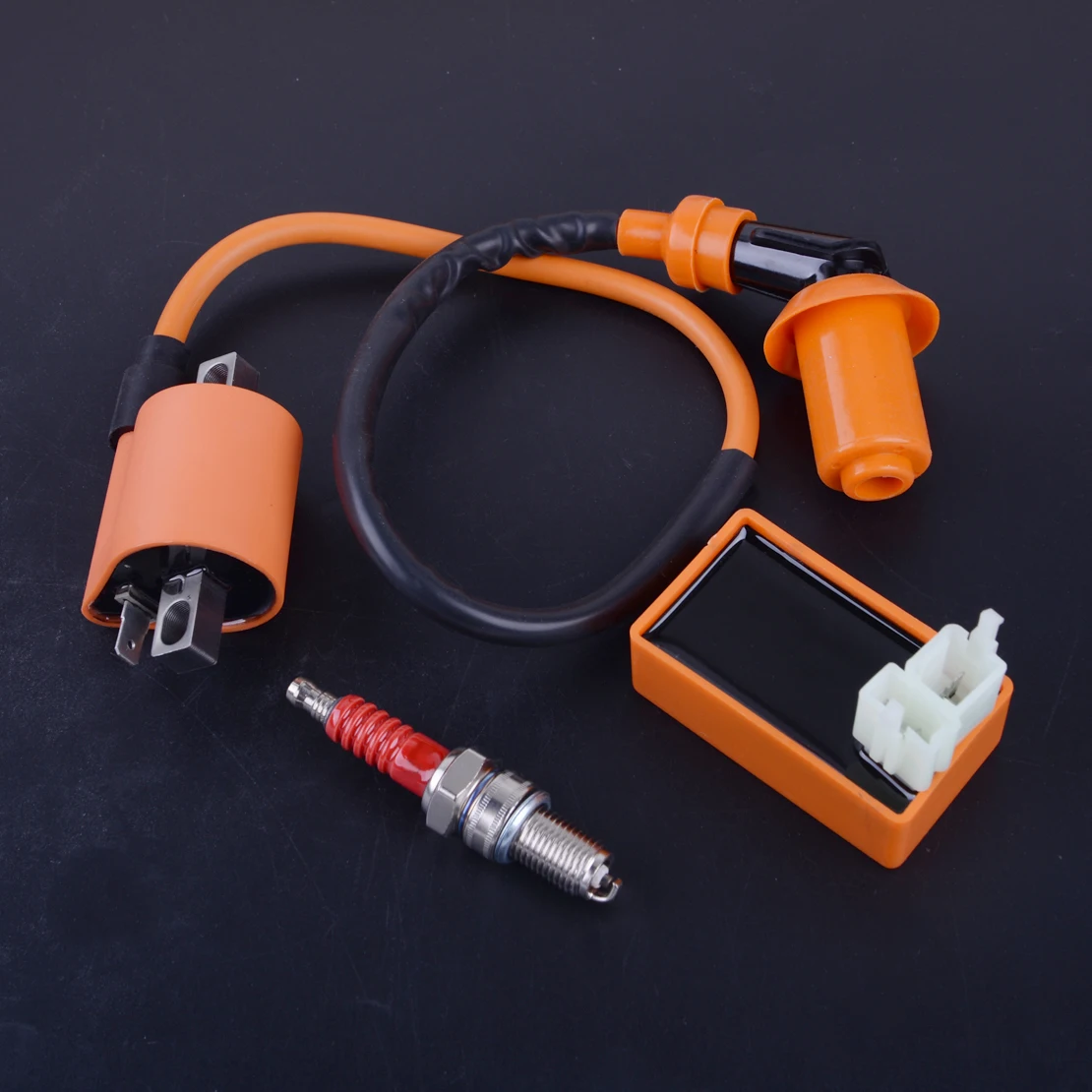 beler Ignition Coil AC CDI Spark Plug Fit for CG 125 150 200 250cc ATV