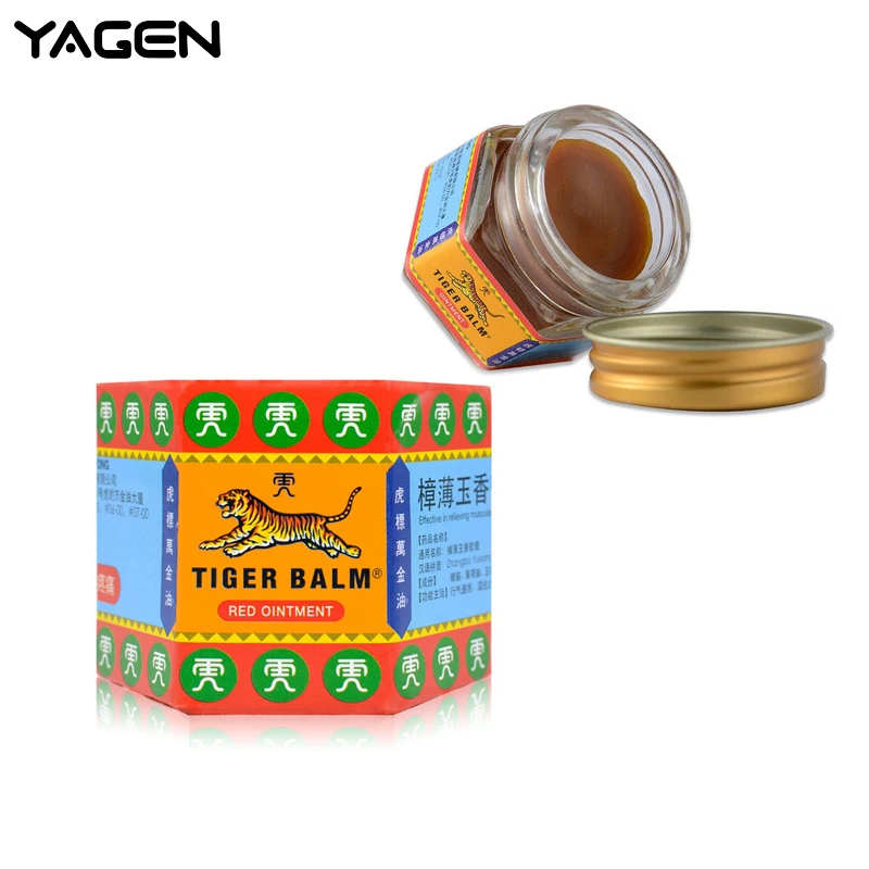 YAGEN Новый 100% натуральный оригинальный красный/белый тигровый бальзам тайская