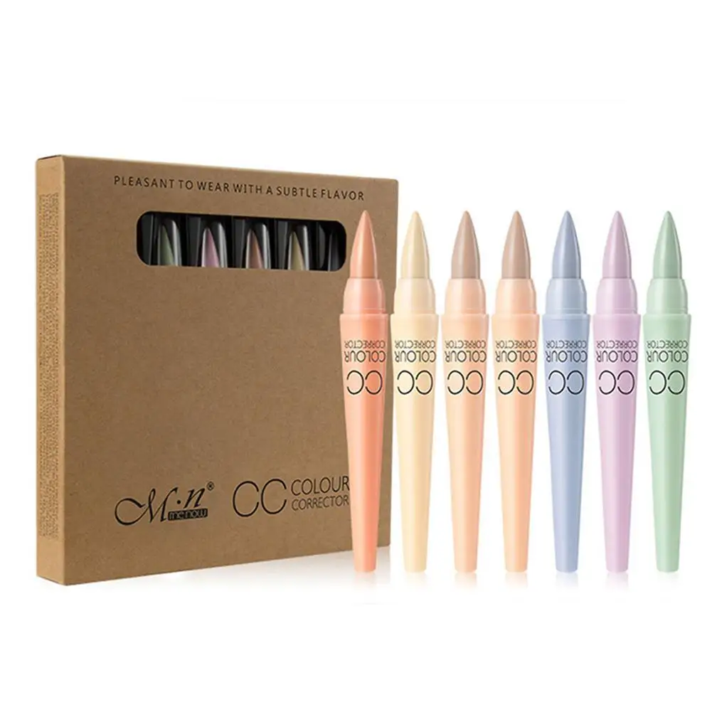 

Yfashion 6 Colors Repairing CC Pen Moisturizing Gentle Not Stimulating Beauty Makeup Concealer Pen