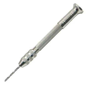 

Mini Hand Drill Chuck Micro Drill Chuck + Twist Drills Bit for Jewelry PCB Wood Tools High Speed Steel Rotary Tools