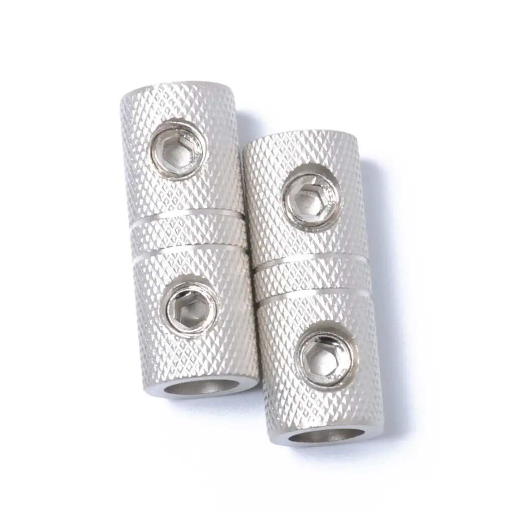 2 Pieces 8 AWG Speaker Wire Coupler Butt Connector Terminal Joiner Screw
