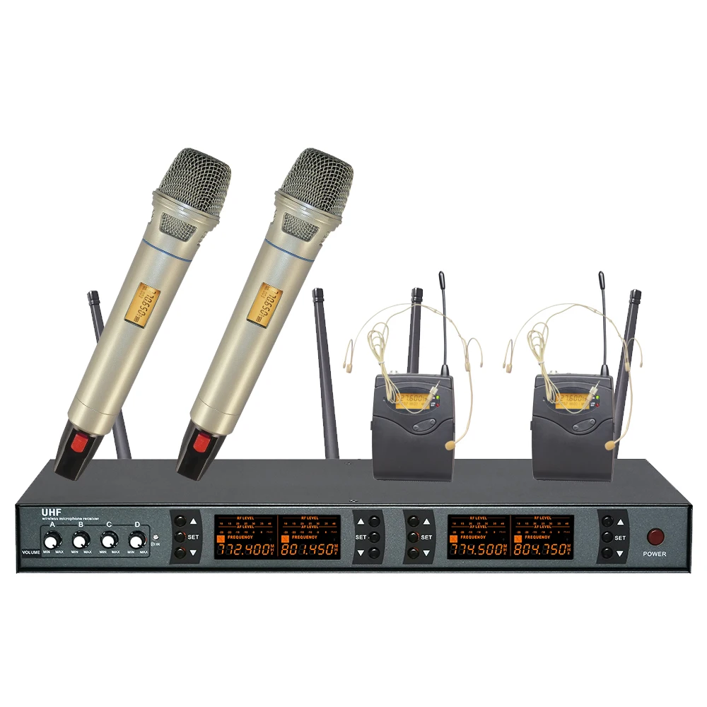 Hot Selling Wireless Mic Professional Wireless Microphone System 839