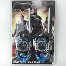 2pcs/set Superman Batman Toy Interphone Dawn Of Justice Children Game Intercom Electronic Toys Walkie Talkies For Kid Gifts #E