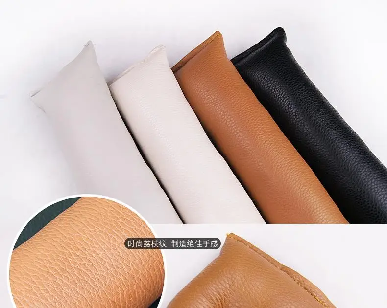 

1PC Faux Leather Car Seat Gap Pad Fillers Holster Spacer Filler Padding Protective Case Auto Cleaner Clean Slot Plug Stopper