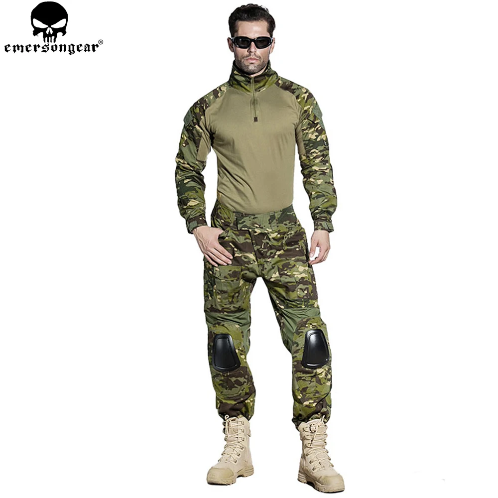 EMERSONGEAR Gen 2 BDU Airsoft боевая униформа обучение Костюмы Тактический рубашка брюки для