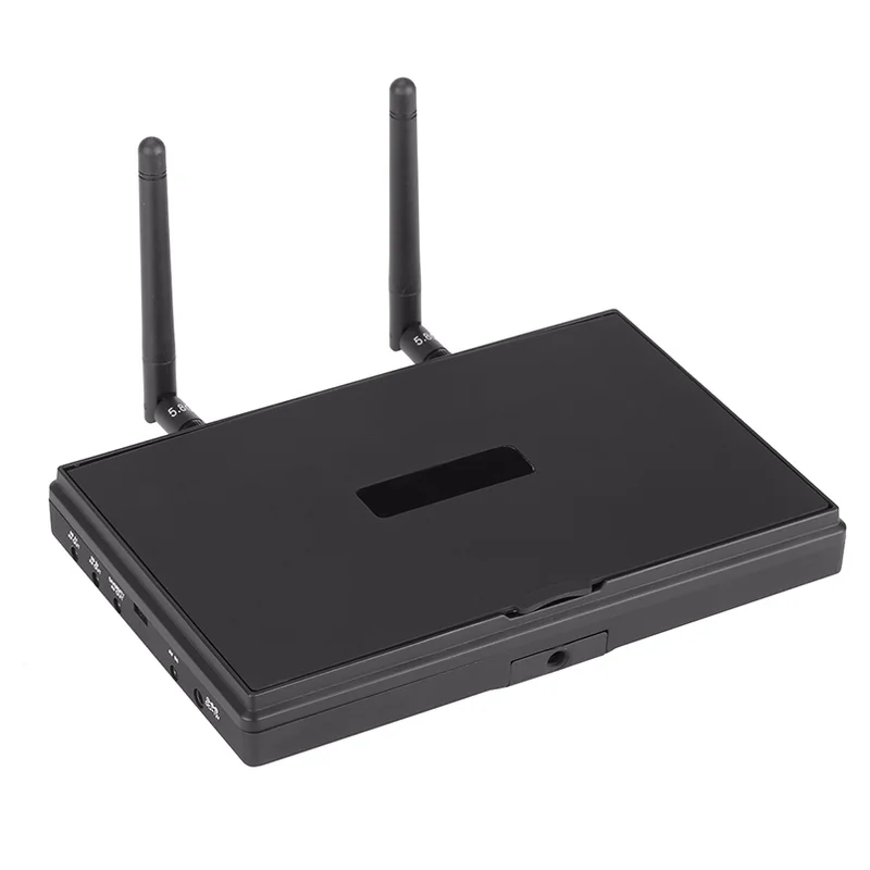 Newst LS 5802D 5 8G FPV DVR 7 дюймов ручной 800*480 экран для RC встроенный двойной модуль
