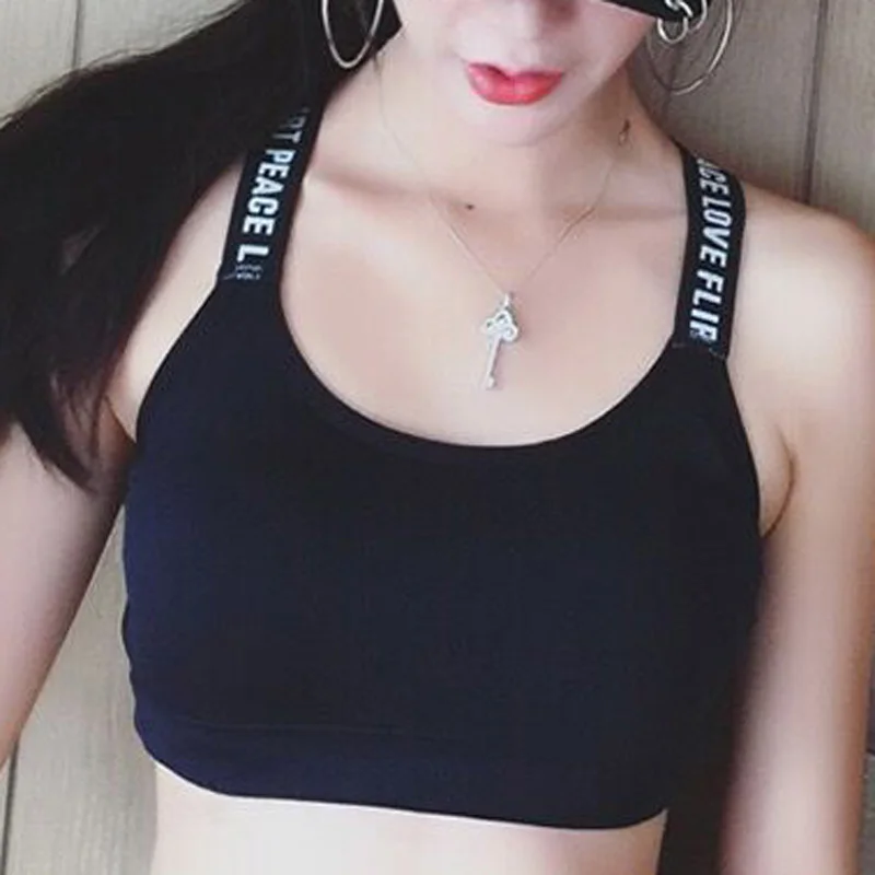 2019 Womens workout camisole bandage Crop top black&white Modal Strappy Fashion Backless bra camis fitness tank tops women 2019 Womens workout camisole bandage Crop top black&white Modal Strappy Fashion Backless bra camis fitness tank tops women