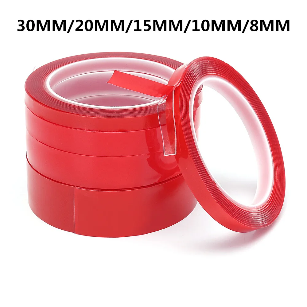 

30mm Double Sided Adhesive Tape Acrylic Gel Transparent Glue Sticker for Car Home Decoration Fixed Car Sticker Helmet Sticker
