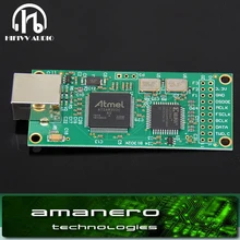 HiFi USB декодер Amanero Combo384 карта USB к ies цифровой интерфейс usb усилитель ЦАП Плата