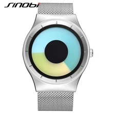 SINOBI Women’s Fashion Steel Watches Women Females Antique Geneva Quartz-watch Ladies Brands Wristwatch Relojes Mujer saat J79