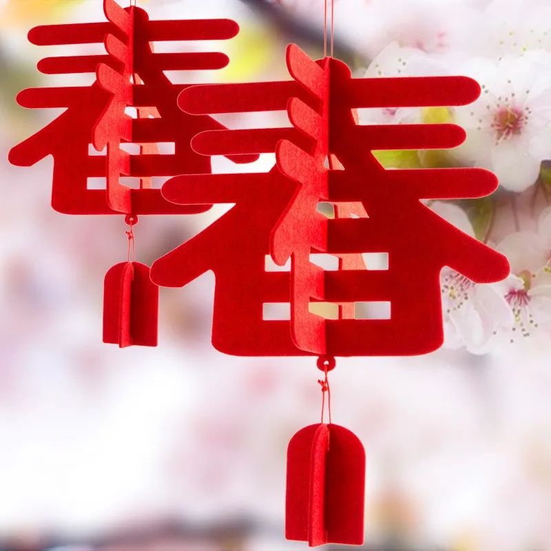 Китайский новогодний фонарь, висячая капля, китайский новогодний декор, товары для свадебной вечеринки, китайский стиль, новогодние принадлежности