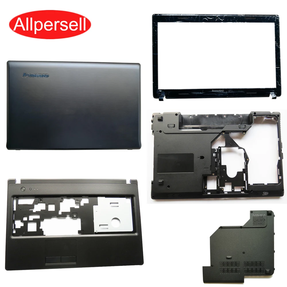 

Laptop case For Lenovo G570 G575 Top cover/palmrest case/bottom shell/Hard Drive Cover/ Screen frame Brand new D shell With HDMI