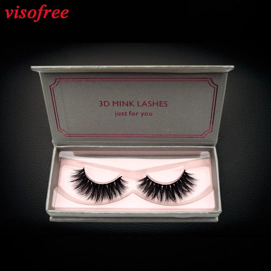 

visofree Eyelashes 3D Mink Lashes High Volume Handmade False Eyelashes Full Strip Lashes Mink Lashes Cruelty free Reusable Lash