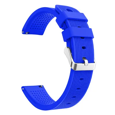 Силиконовые ремешки для часов для samsung Шестерни S2 замена спортивный браслет ремешок для samsung Galaxy Watch 42 мм наручных 20 мм - Цвет ремешка: Blue