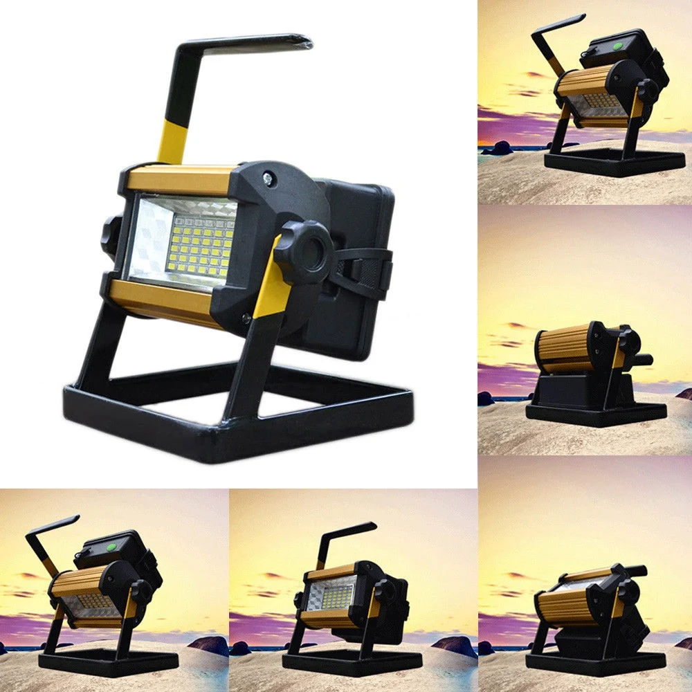 SHGO 50W 36 светодиодный Портативный Перезаряжаемые потока Светильник Спот работа