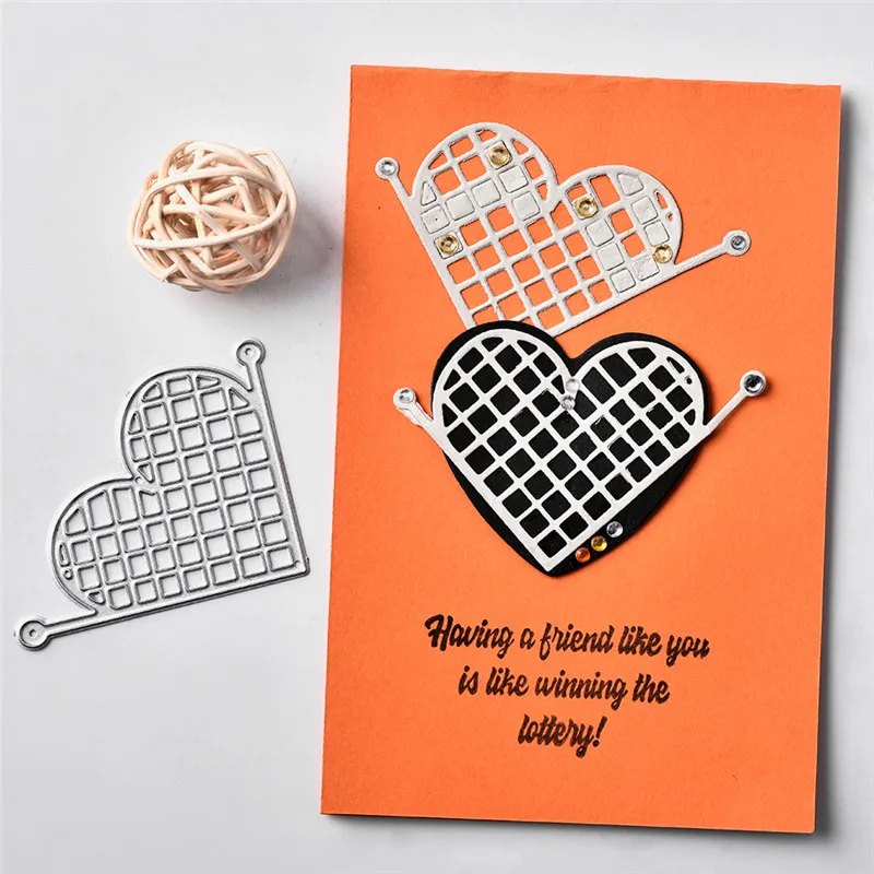 

Naifumodo Numbers Dies Hollow Frame Heart Metal Cutting Dies Frame for DIY Scrapbooking Card Album Embossing Crafts Die Cut New