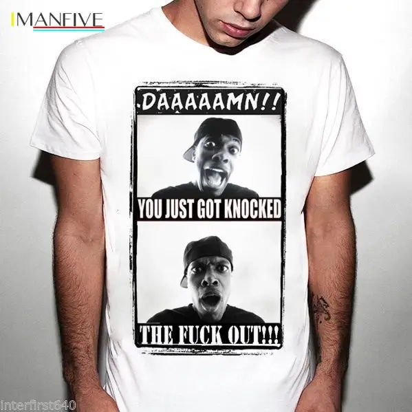 

Chris Tucker T-shirt, Ice Cube, Friday, weed, California, movie, new, LA, NY jurney Print t-shirt