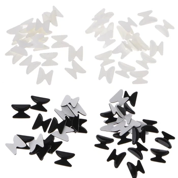 

10 Pairs Eyeglasses Sunglasses Adhesive Silicone Non-slip Stick on Nose Pads