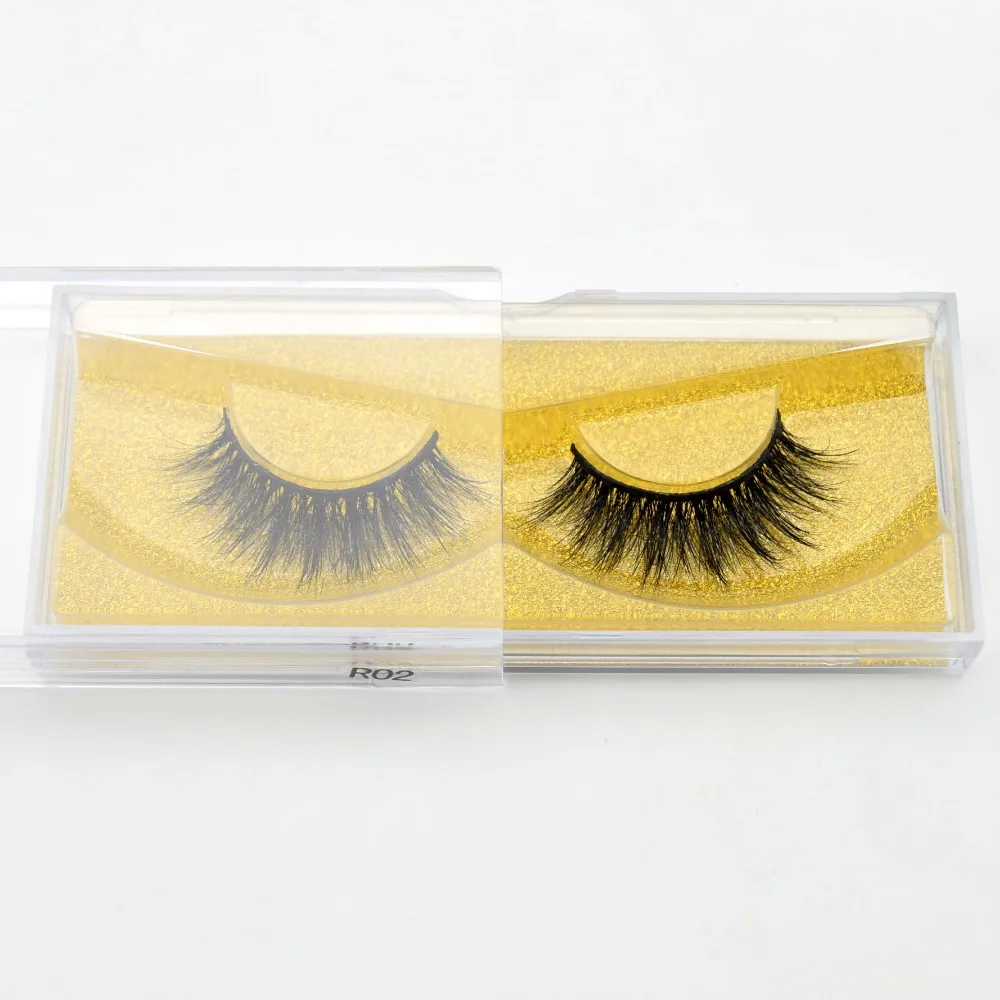 Visofree Lashes 3D норковые ресницы Объемные норковые ресницы для наращивания толстые норковые ресницы безжалостные пушистые натуральные накладные ресницы R02