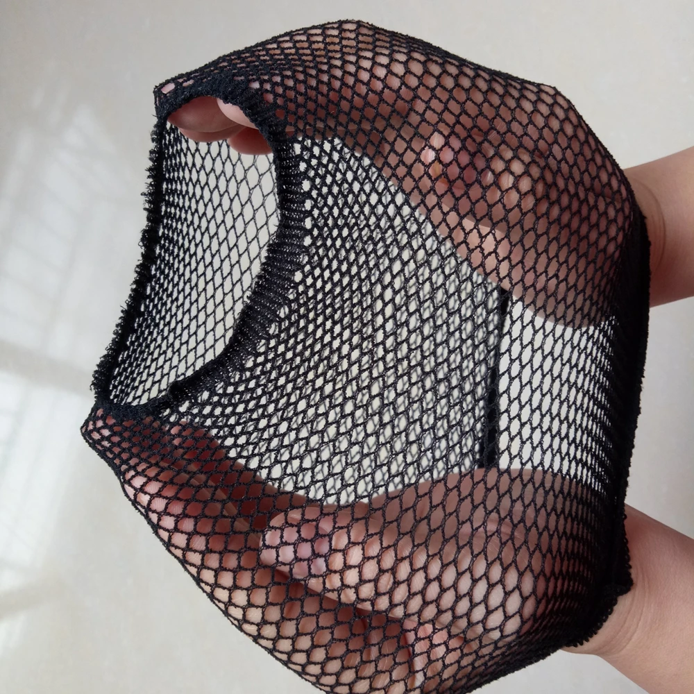 5Pcs Nylon Mesh Wig Caps For Wearing Wigs Good Quality Weaving Cap With Elastic,Black Mesh Hair Net On Sale