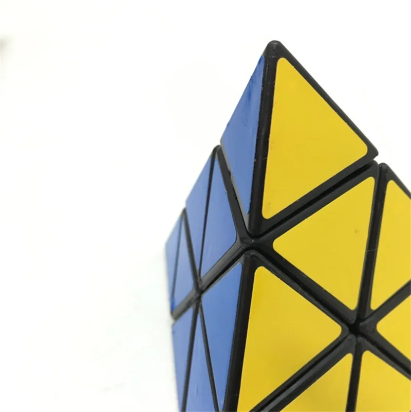 Черно-белый 3*3*3 Пирамида скоростной магический куб 98*98*98 мм профессиональный магический куб Пазлы красочные Развивающие игрушки для детей