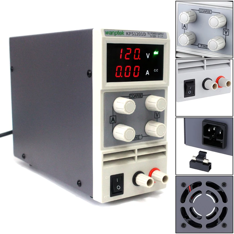 

Wanptek high precision Switch Voltage Regulators adjustable 120V1A 0.1V0.01A digital display supply power for product anging
