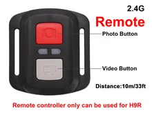 action camera EKEN H9 / H9R remote Ultra HD 4K WiFi 1080P/60fps go waterproof pro cam 2.0 LCD 170D lens Helmet Cam