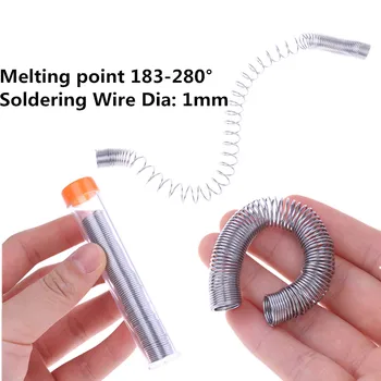 

1PC Hot Sale 1.0mm 40/60 Tin/Resin Flux Rosin Core Solder Soldering Wire & Pen Tube Dispenser Tin Lead Core Soldering Wire Tool