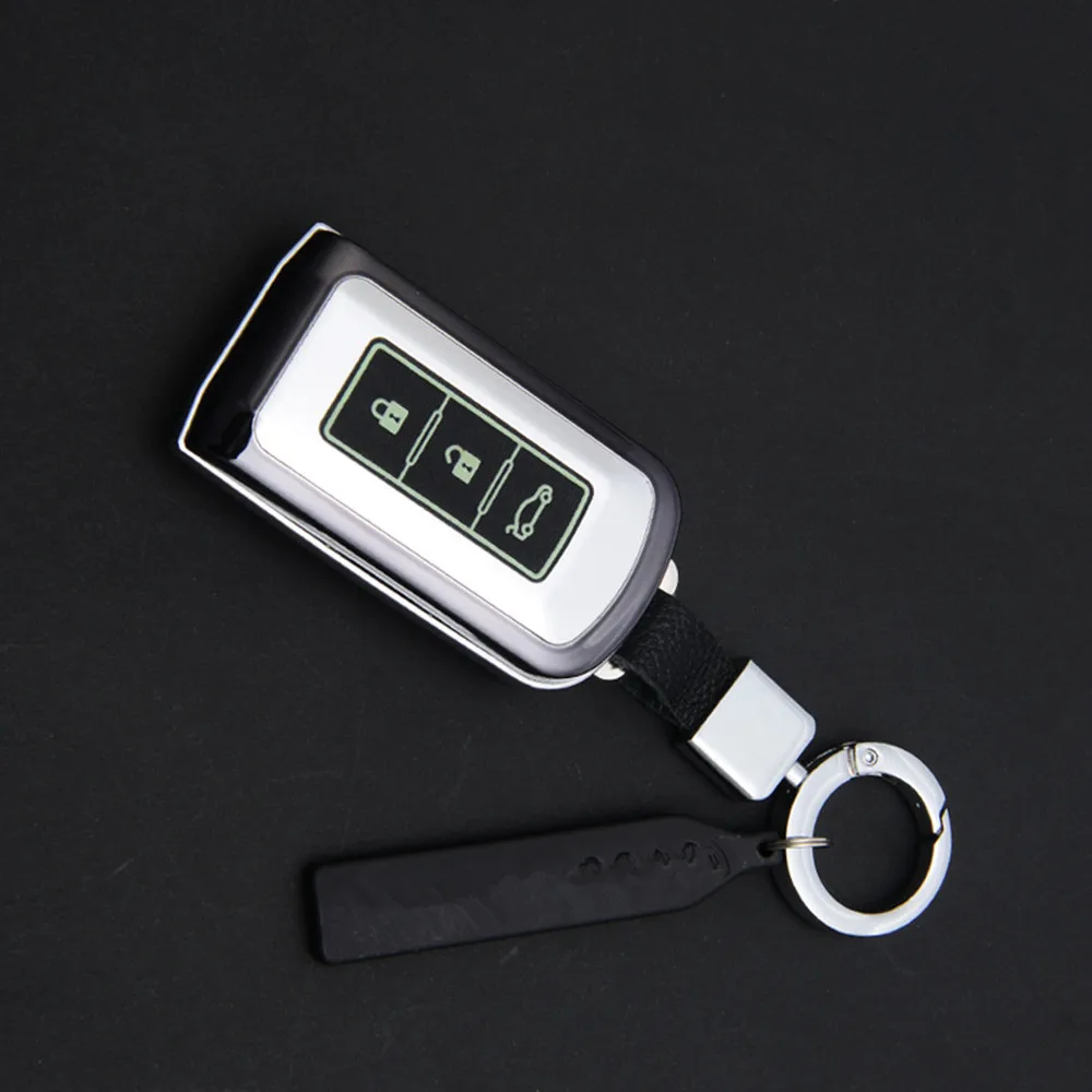 

car accessories ABS material Aluminium Alloy Key Case Cover For Mitsubishi Outlander 2016 Lancer 10 Pajero Sport ASX L200