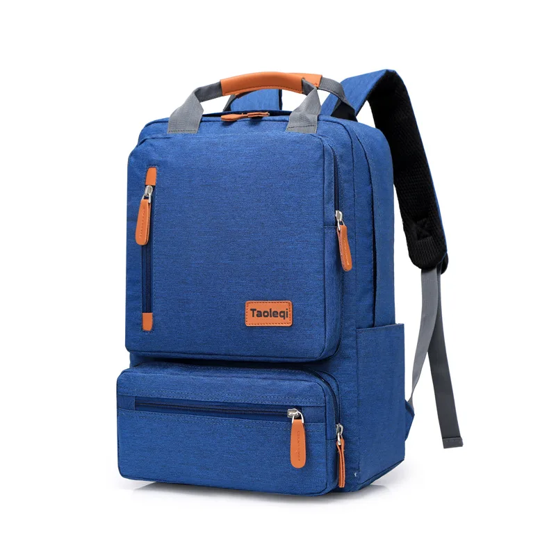 Повседневный школьный рюкзак для ноутбука 14 15 дюймов сумка для ноутбука сумки для ноутбука - Цвет: Синий