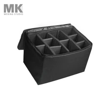 Meking 3828 Partition padded bags DSLR camera insert Protector Case bag black color 36cm*26cm*25cm