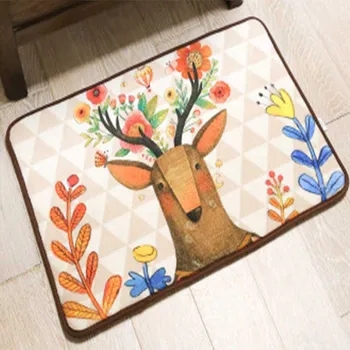 

Cartoon Rabbit Floor Mat Bedroom Kitchen Bathroom Mat Carpet Door Mat Korean Bedside Mat