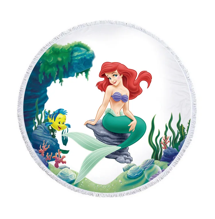round mermaid towel (4)