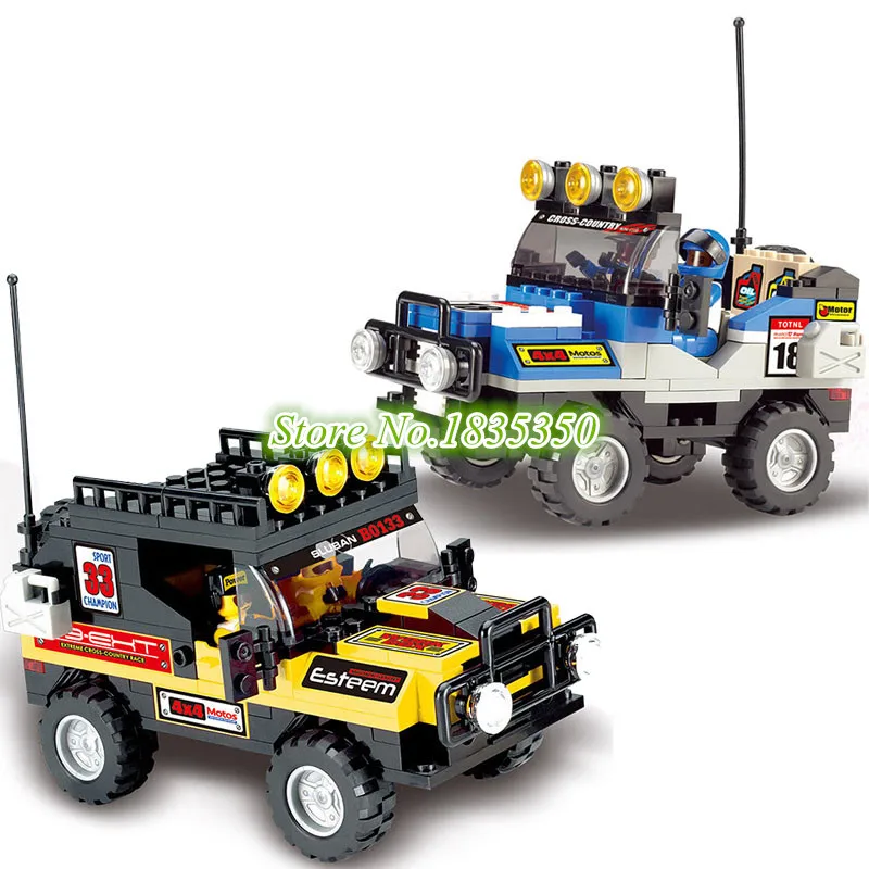 

SLUBAN 0133 Rally Race Suv Car Building Blocks Compatible Sand Buggy Toy 172 Pcs Model Bricks Toys Construction Bricks Toys