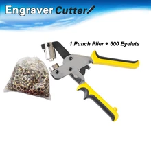 Руководство наконечник инструмента ушко перфоратор для ушко#4(10,5 мм) с 500 люверсы в комплекте