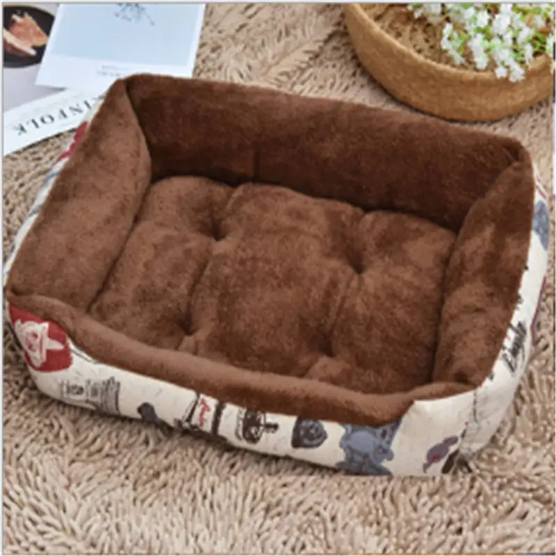 

Pet Large Dog Bed Soft Fleece Warm Cat Beds Multifunction Puppy Cushion Dog Cage Mat Dog Car Seat Mat Cama Para Cachorro