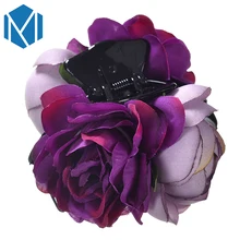 Свадебная вечеринка женская цветочная заколка для волос аксессуары для волос красивые камелии цветочные зажимы для волос праздничный головной убор для девочек