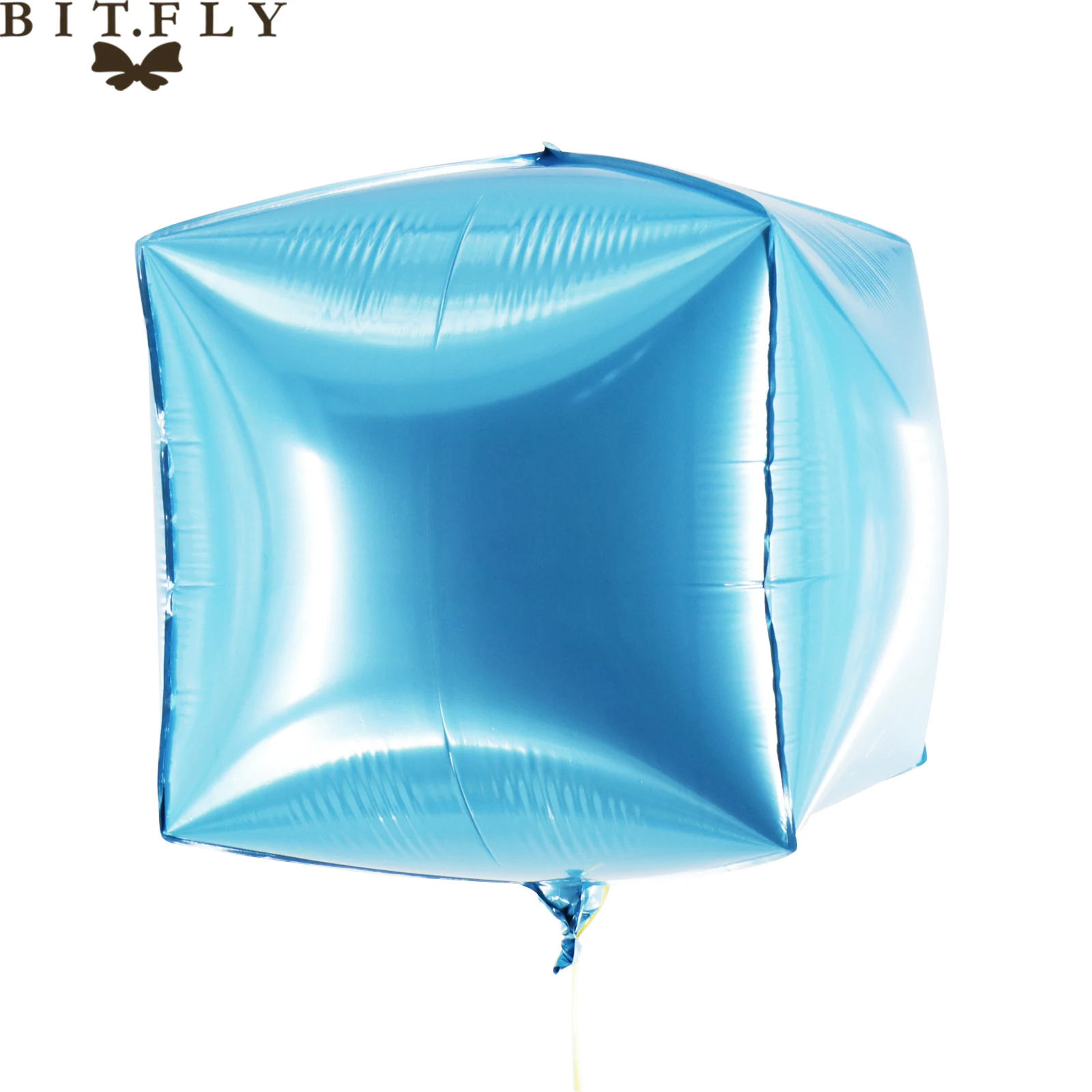 BIT.FLY 24 дюймовая квадратная Подарочная коробка из алюминиевой фольги шары для