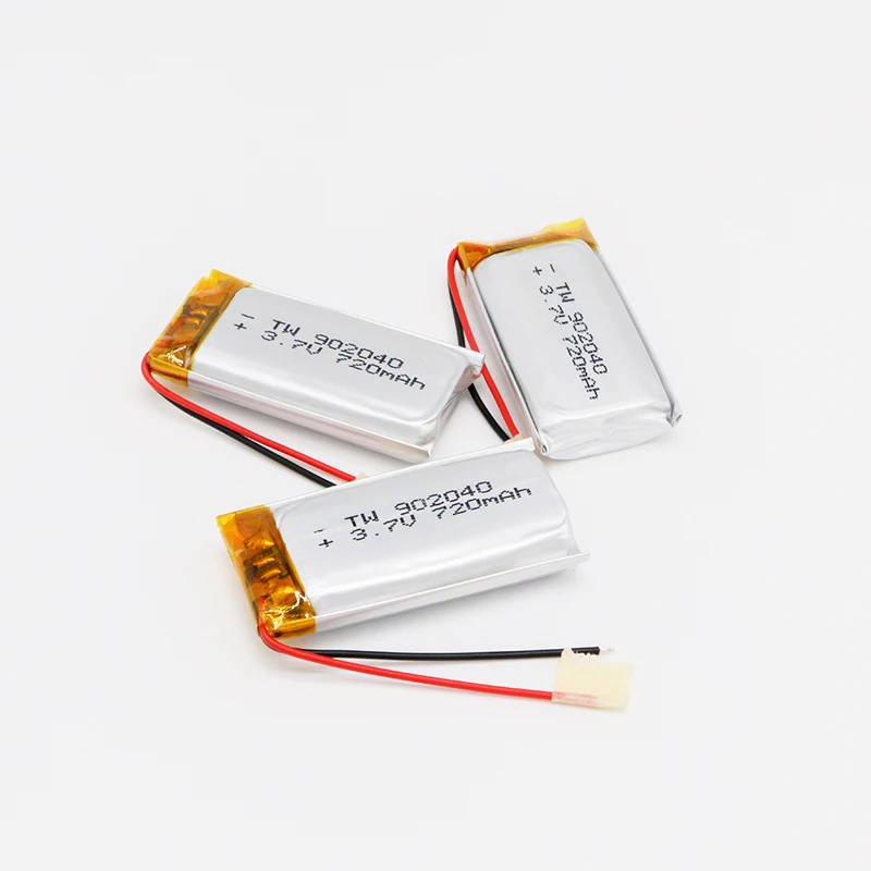 3 шт./лот 3,7 v литий-полимерный аккумулятор 902040 720mAh lipo батареи толщиной 9 мм с печатной платой и проводами для MP3