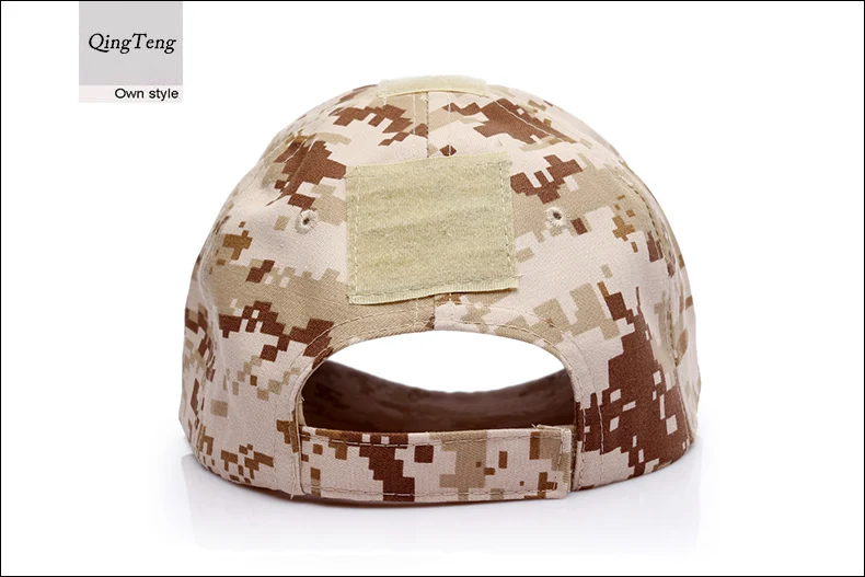 Армейские цифровые камуфляжные шапки для мужчин, застежка-крючок и петля, значок, тактическая бейсбольная кепка, Кобра для пустыни, камуфляжная кепка, получить значок