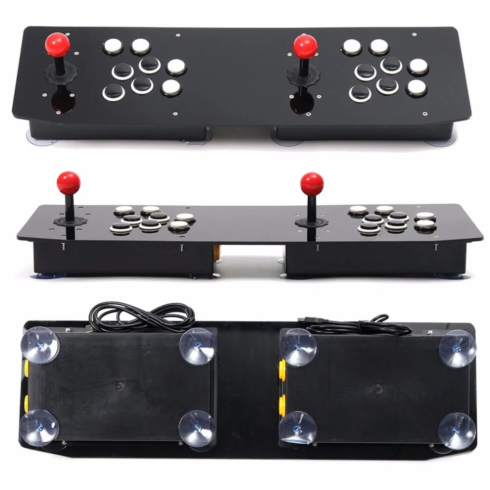 Ergonomic Design Double Arcade Stick Video Game Joystick Controller Gamepad For Windows PC Enjoy Fun Game