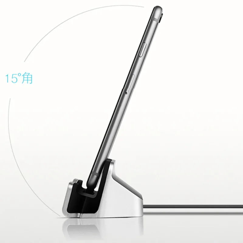

The USB cable Data Phone Charger Dock Stand Station Charging For iPhone 6 7 8 X Samsung S xiaomi huawei Android Micro Type C iOS
