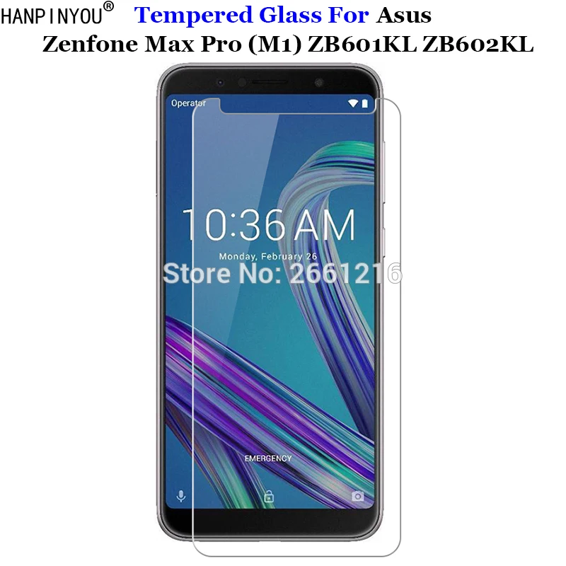 Для Asus Zenfone Max Pro (M1) ZB601KL закаленное стекло 9H 2.5D Премиум Защитная пленка для экрана