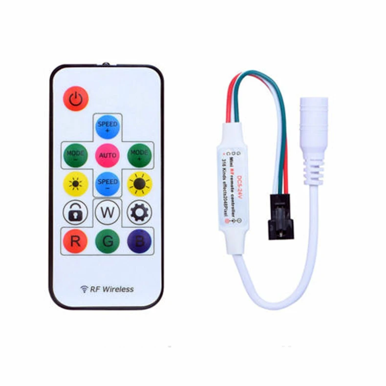Горячая продажа 14 ключ DC 5 V 12 SP103E 14Key RGB Беспроводной дистанционная мини