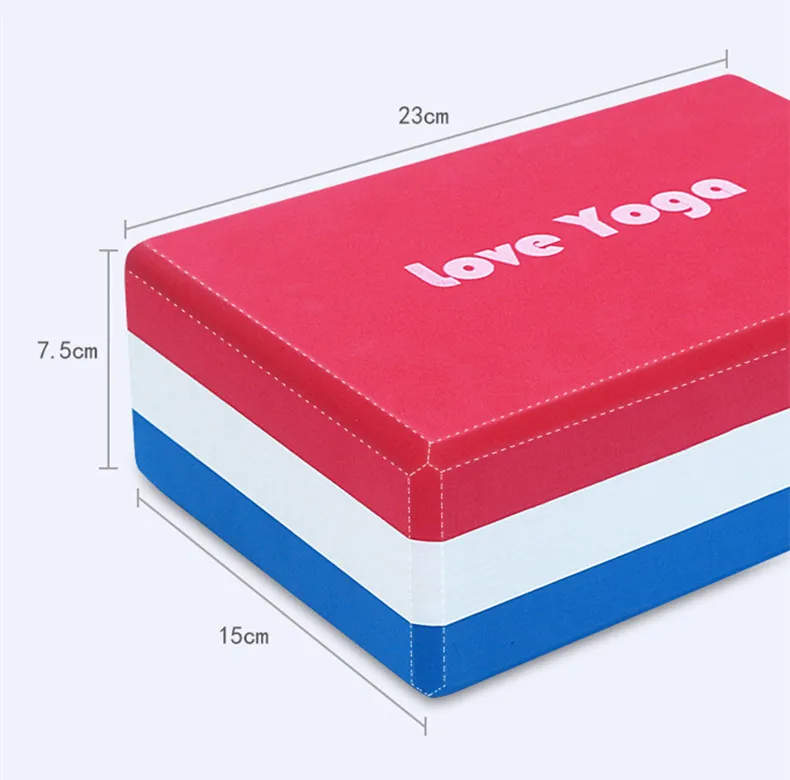 2 шт. блок йоги eva хит цвет экологичный кирпич фитнес, Пилатес растяжения упражнения вспомогательные инструменты оборудование для йоги Йога кирпич