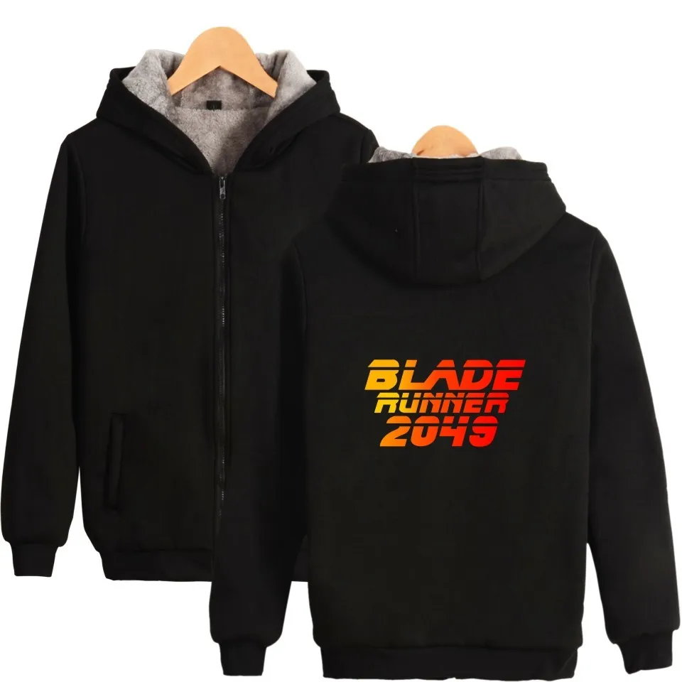 Blade runner Hoodies and Sweatshirts New Men Fashion Zip Thickened Hoodies Winter Hoodie Sweatshirt Blade runner