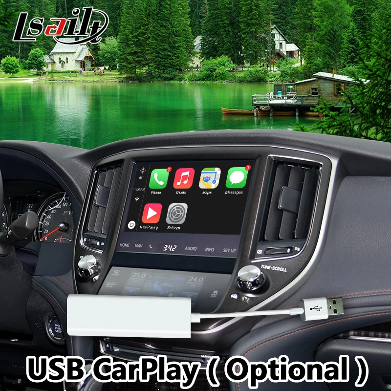 Lsailt Android 9 0 GPS навигация бокс видео интерфейс для Crown Toyota с YouTube Netflix Google play|GPS