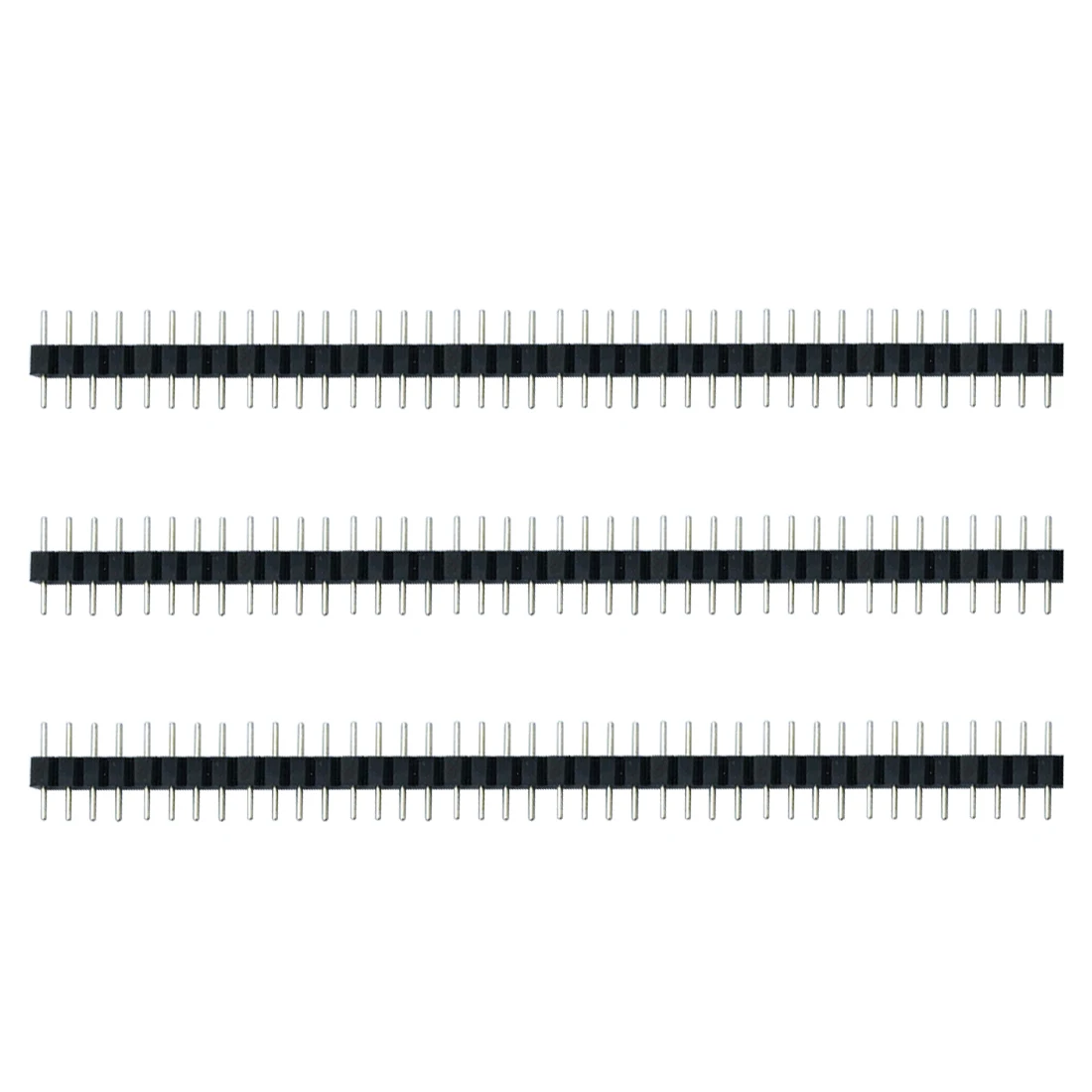 

20pcs Single Male Pin Header For Arduin 1x40 Row 2.54 Breakable 40 Pins Connector Strip Board Module Electronic Part